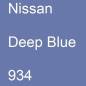 Preview: Nissan, Deep Blue, 934.